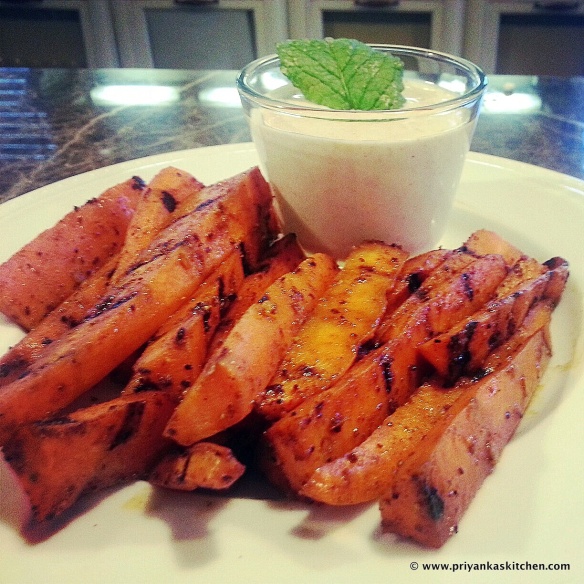 Spiced Grilled Carrots